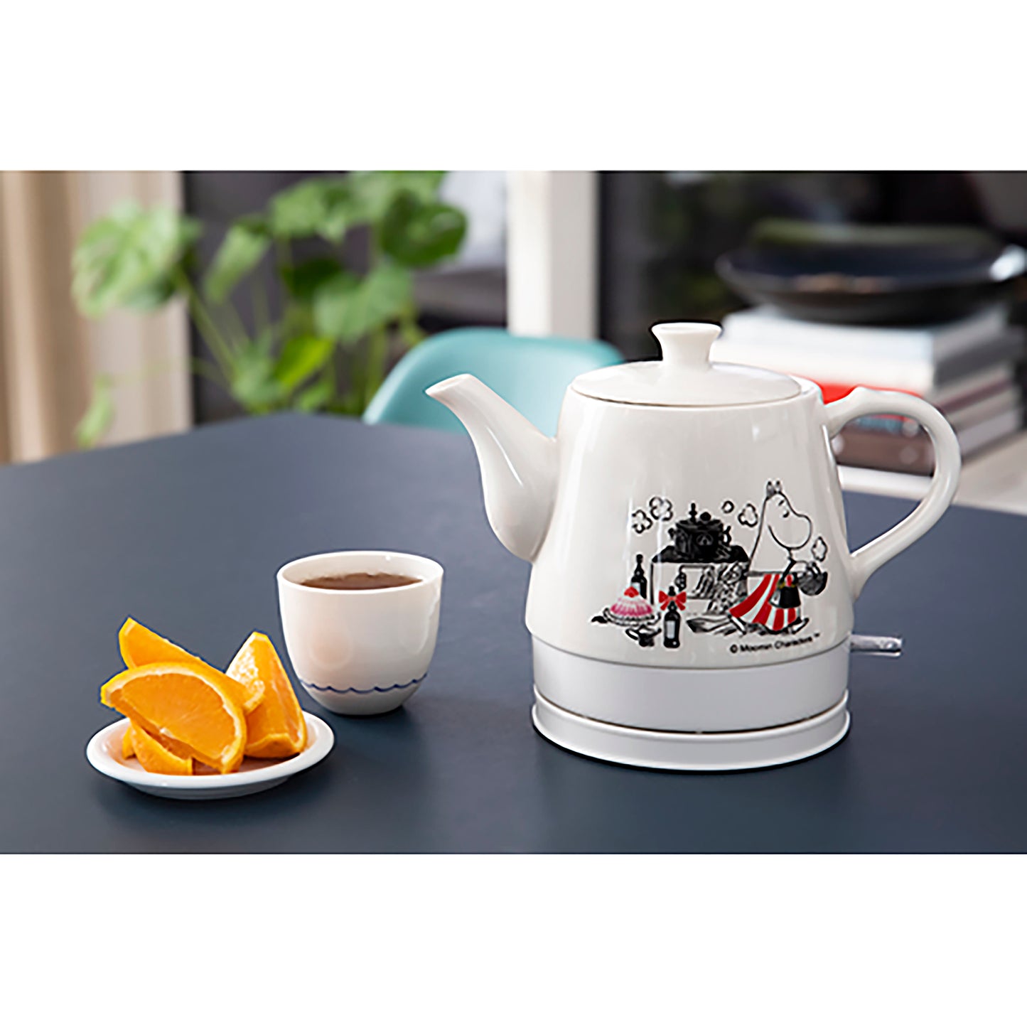 Moomin 19130011 - Moomin keramische waterkoker, 0.8L, 1750W, Keuken leuk ontwerp