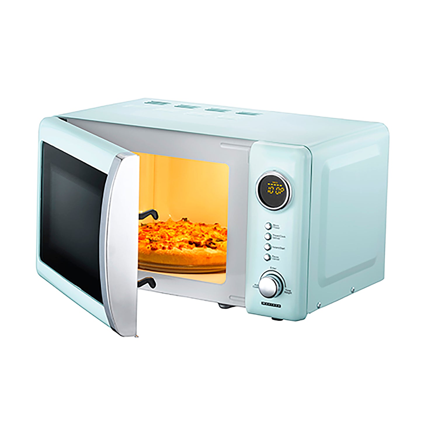 Melissa 16330110 - Microw.oven, elektronisch, 20 L, 700W, baby blauw