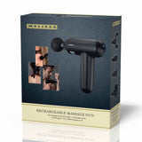Melissa 16770048 - Oplaadbaar massagepistool met LED-display, zwart