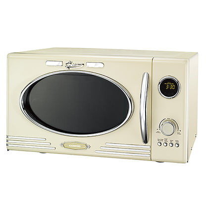 Melissa 16330128 - Electronic microwave with grill, 23L, 800 W, cream 