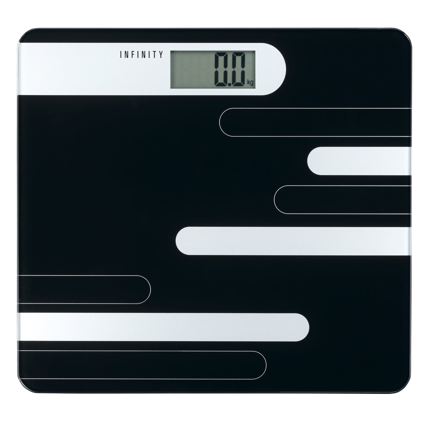 Melissa 16690073 – Personal body scale 180 kgs, black/silver