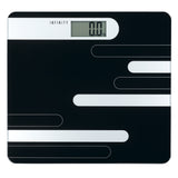 Melissa 16690073 - Personenweegschaal 180 kg, zwart/zilver