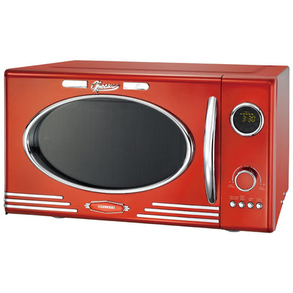 Melissa 16330129 – Electronic microwave oven with grill, 23L, 800 W, metallic red