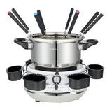 Melissa 16310230 – Electric fondue 2L, 1200W, stainless steel/white