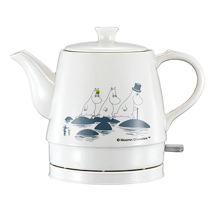 Moomin 19130010 – Moomin ceramic kettle, 0.8L, 1750W, By the Sea design