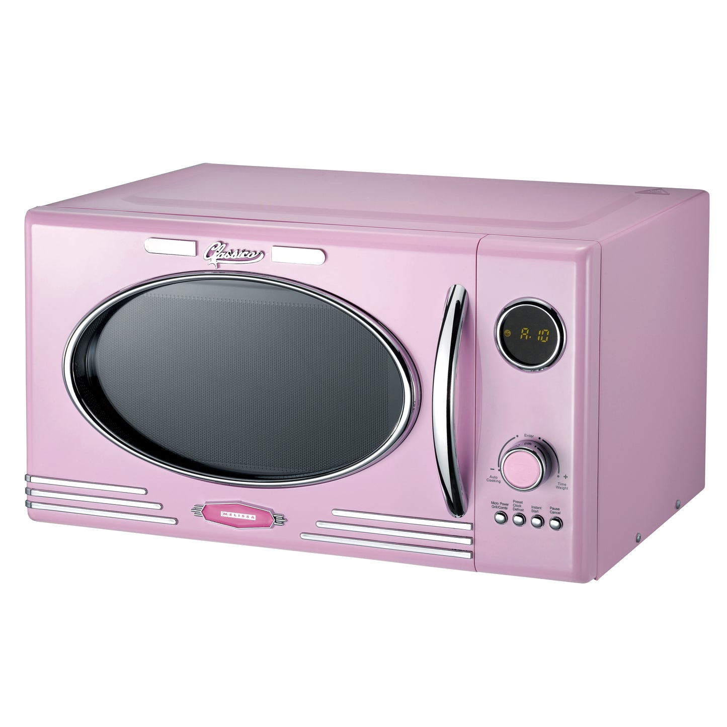 Melissa 16330130 – Microwave oven with grill, 23L, 800W, pink