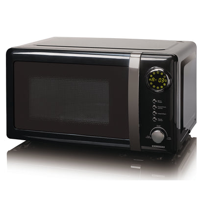 Melissa 16330132 - Retro microwave 700W with 20 liter capacity - Black