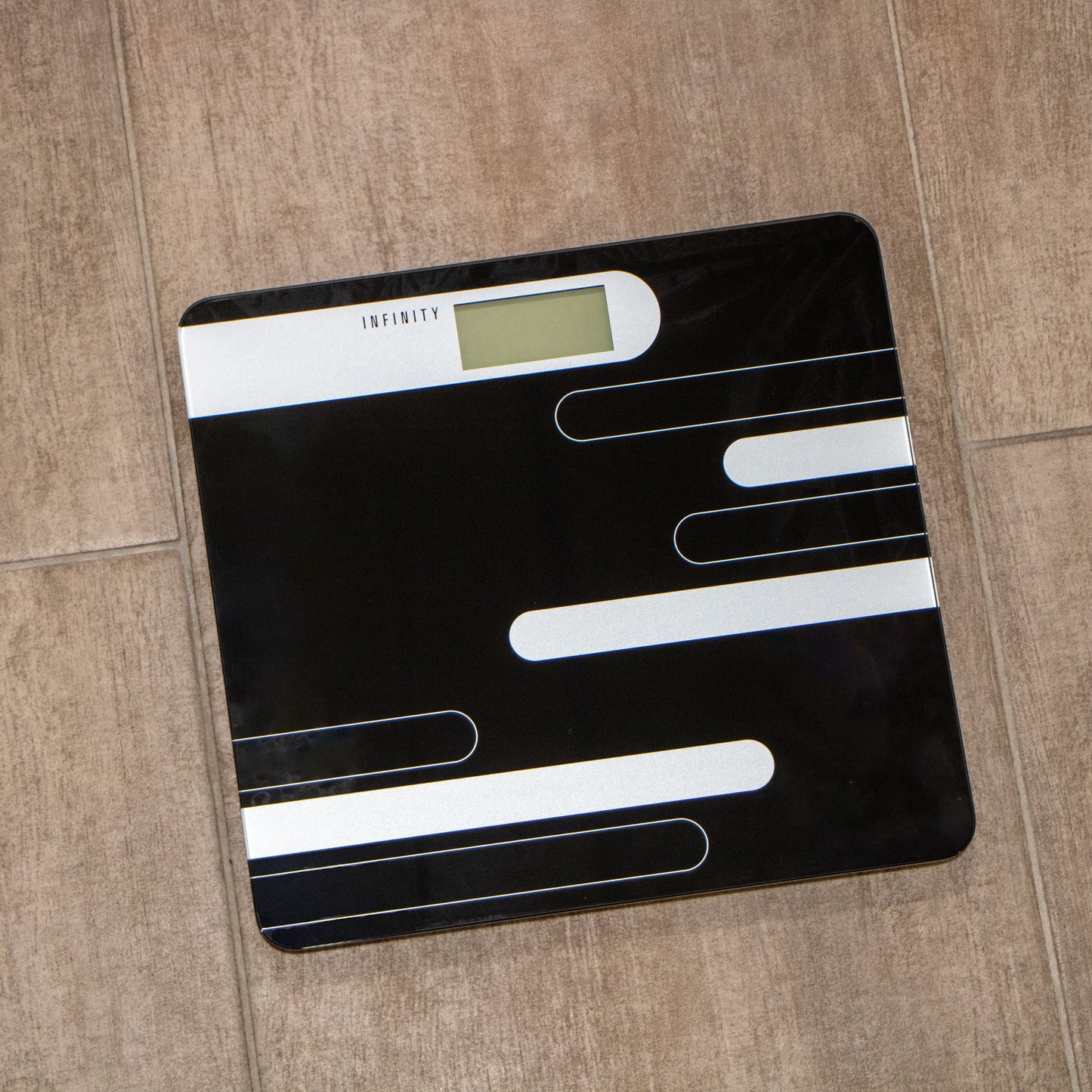 Melissa 16690073 – Personal body scale 180 kgs, black/silver