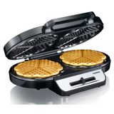 Melissa 16250087 - Double waffle maker 1200W, black