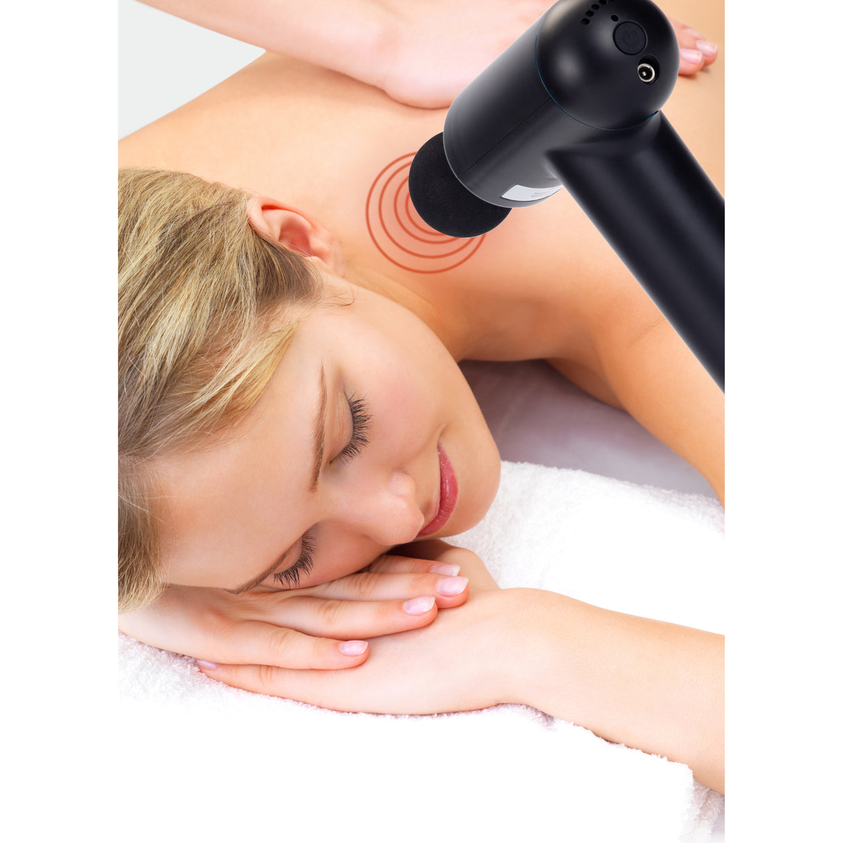 Melissa 16770047 - Oplaadbaar massagepistool, zwart