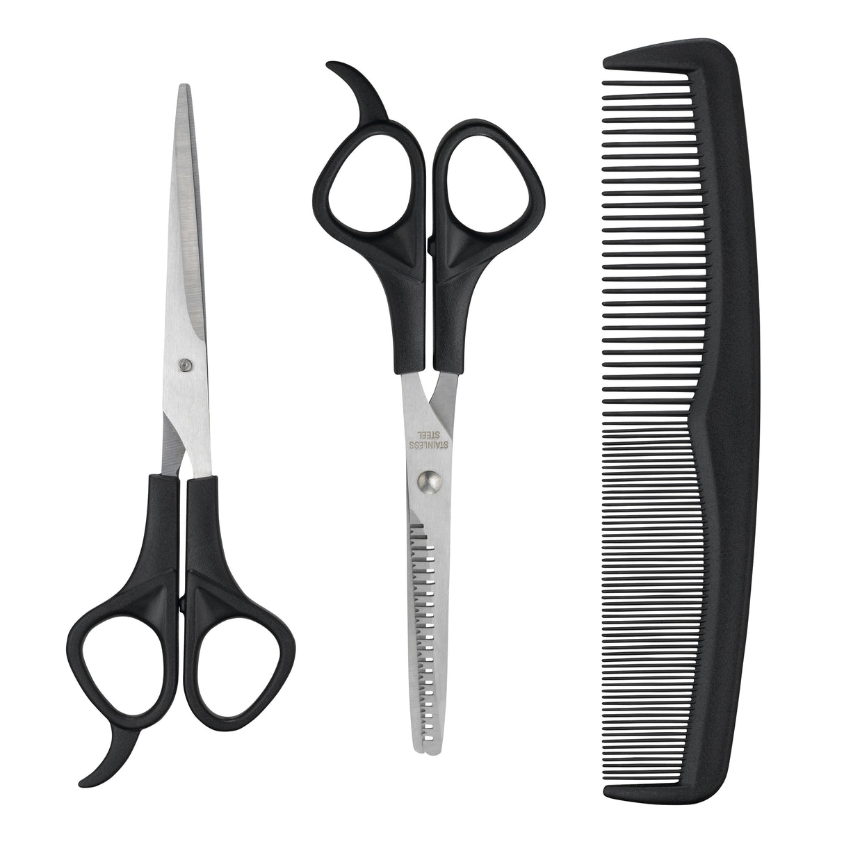 Melissa 16750006 - Haarknipschaar set, zwart