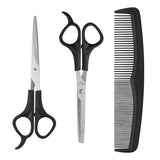 Melissa 16750006 - Haarknipschaar set, zwart