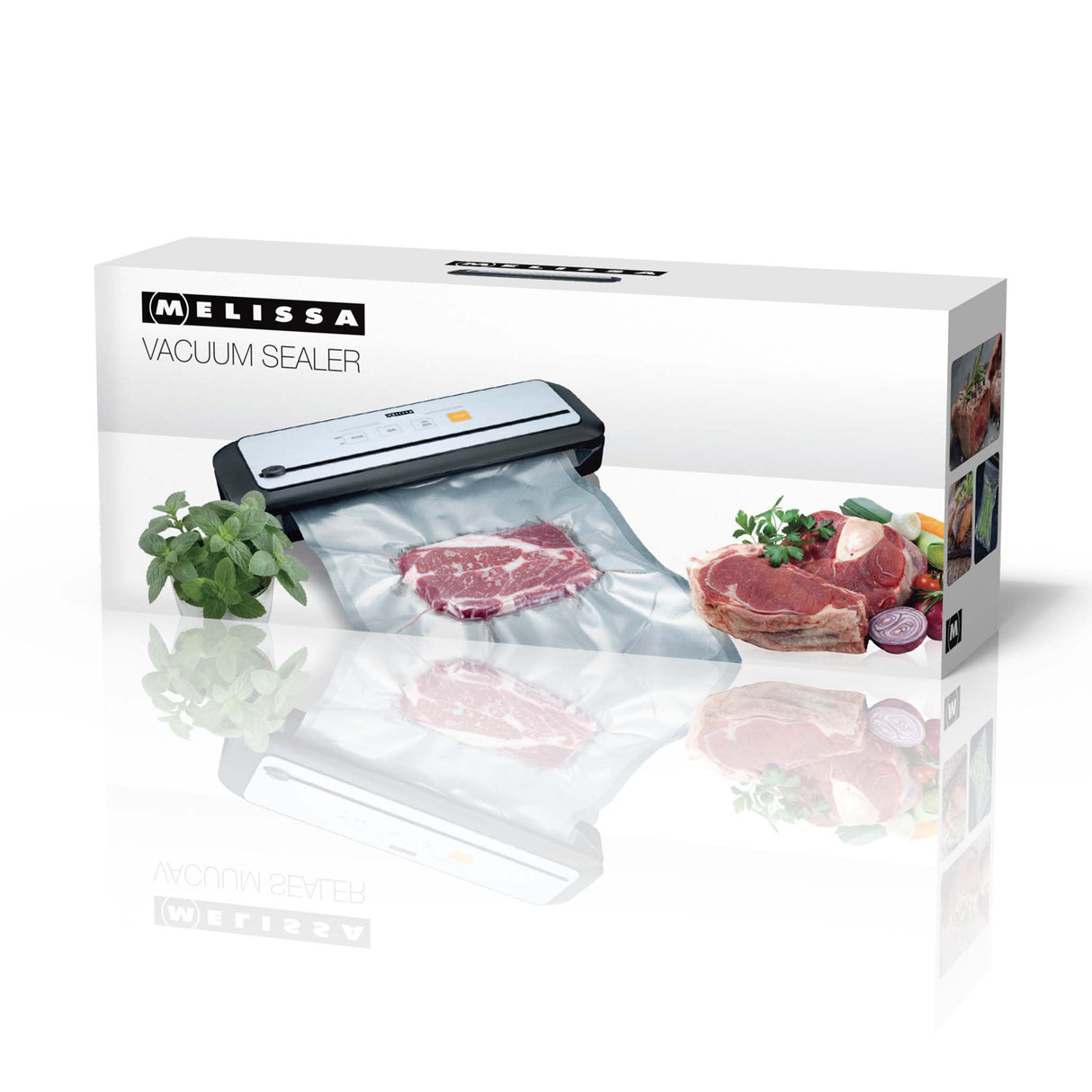 Melissa 16310228 - Vacuum food sealer 110W, black/silver