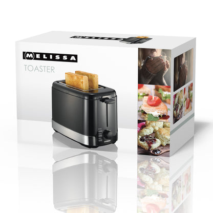 Melissa 16140148 - Upright toaster 800W, black