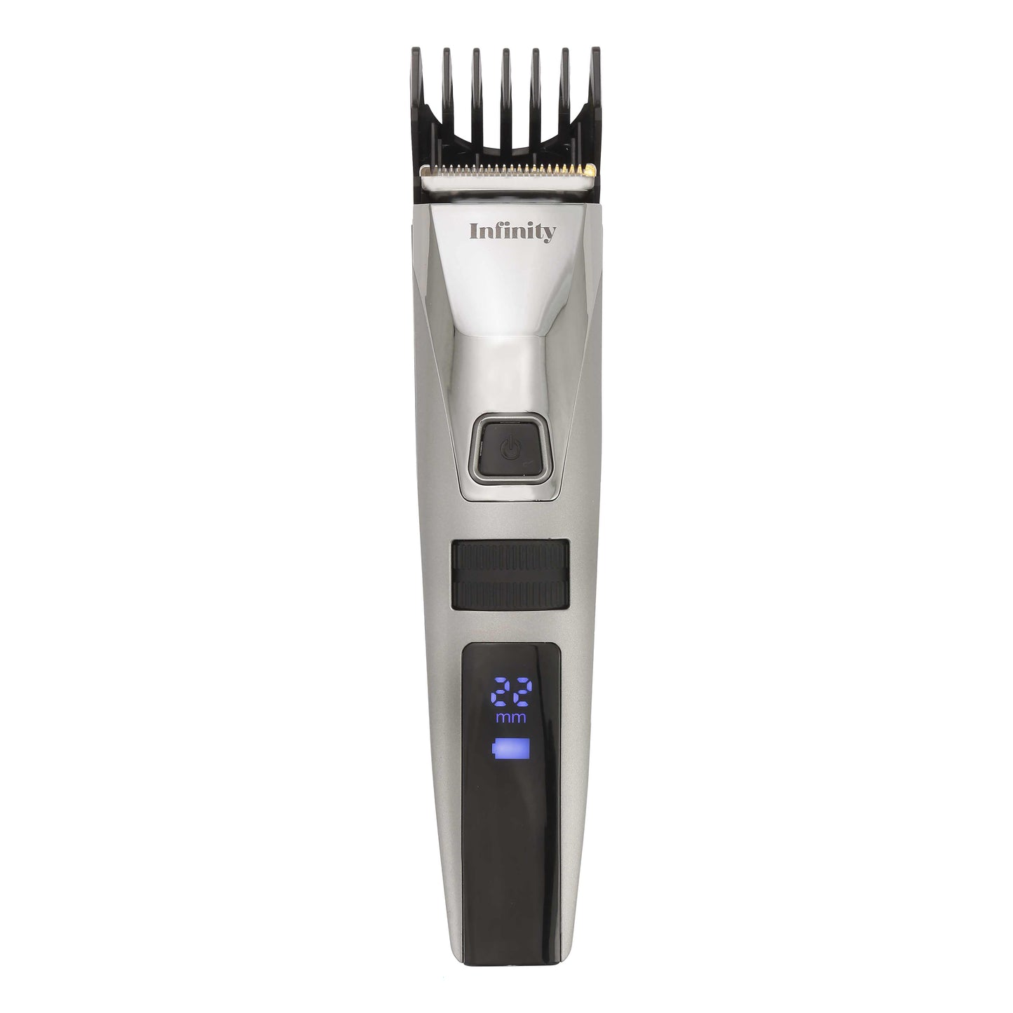 Melissa 16670071 – Rechargeable hair clipper 4W, black/silver