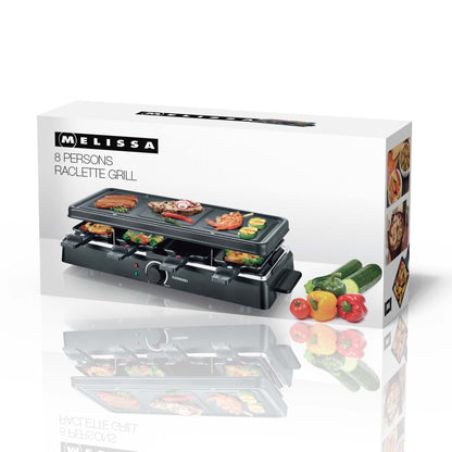 Melissa 16300026 – 8 persons Raclette grill, black