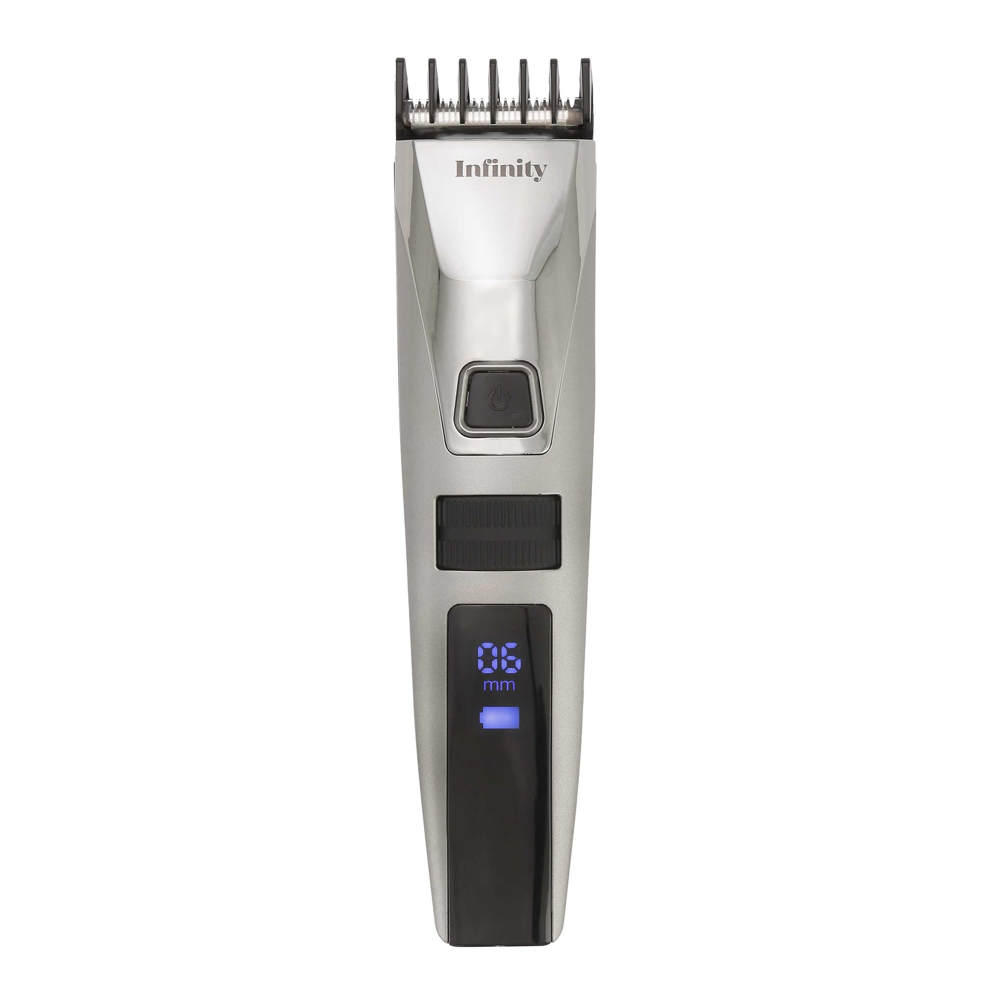 Melissa 16670071 – Rechargeable hair clipper 4W, black/silver