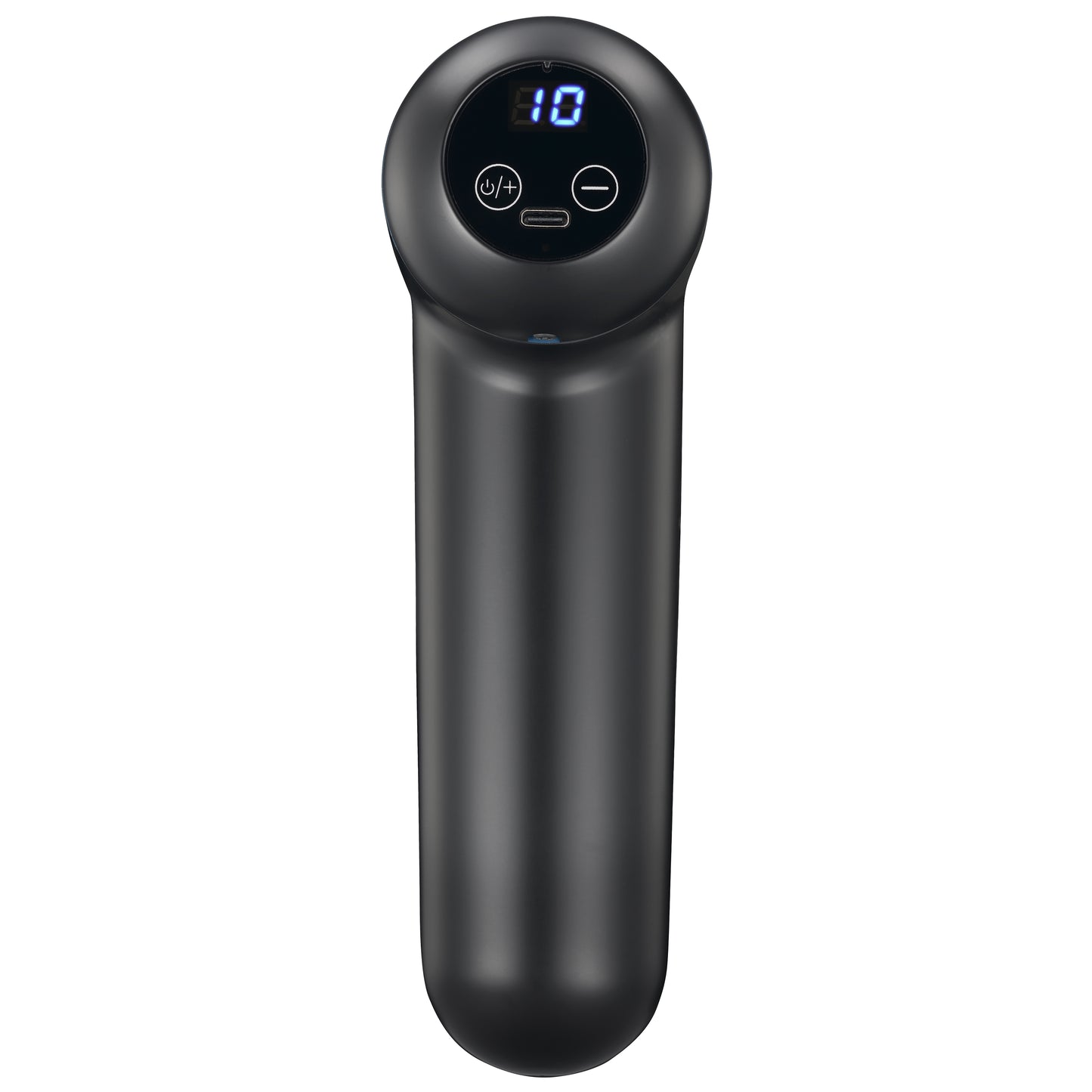 Melissa 16770048 - Oplaadbaar massagepistool met LED-display, zwart